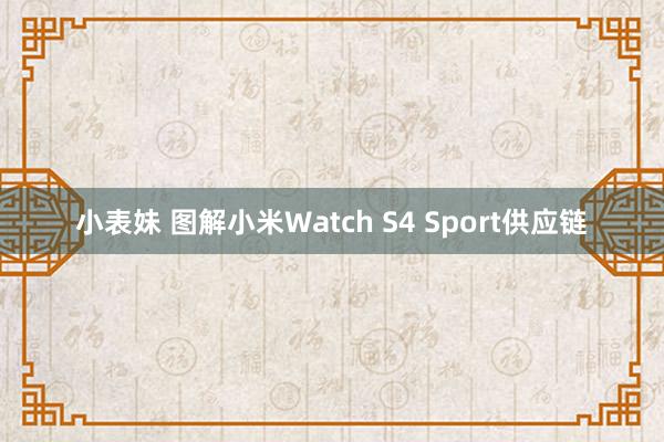 小表妹 图解小米Watch S4 Sport供应链