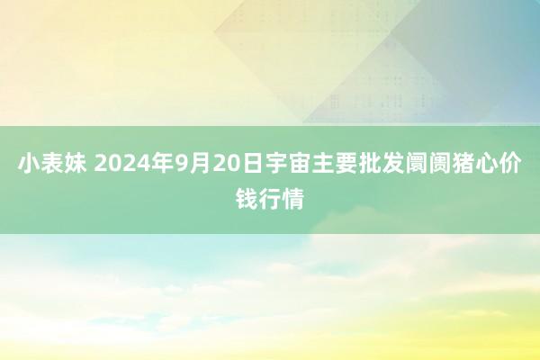 小表妹 2024年9月20日宇宙主要批发阛阓猪心价钱行情