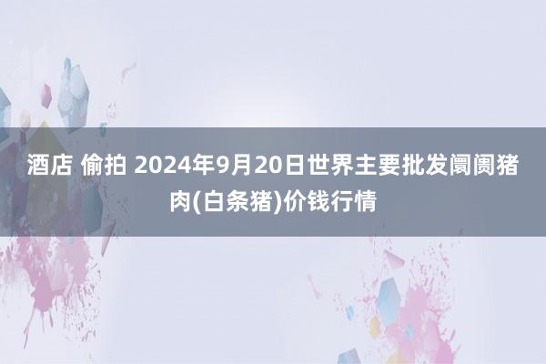 酒店 偷拍 2024年9月20日世界主要批发阛阓猪肉(白条猪)价钱行情