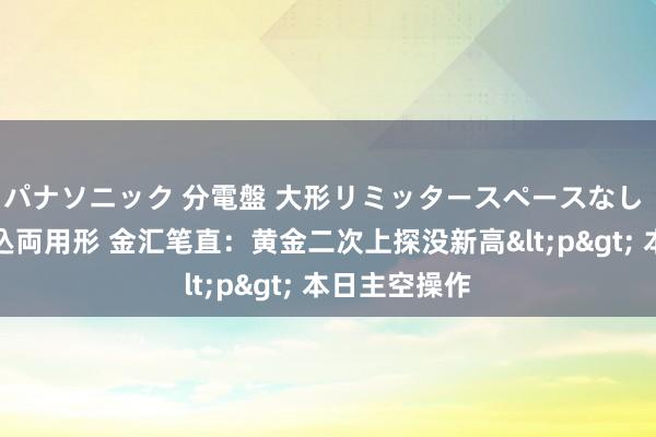 パナソニック 分電盤 大形リミッタースペースなし 露出・半埋込両用形 金汇笔直：黄金二次上探没新高<p> 本日主空操作