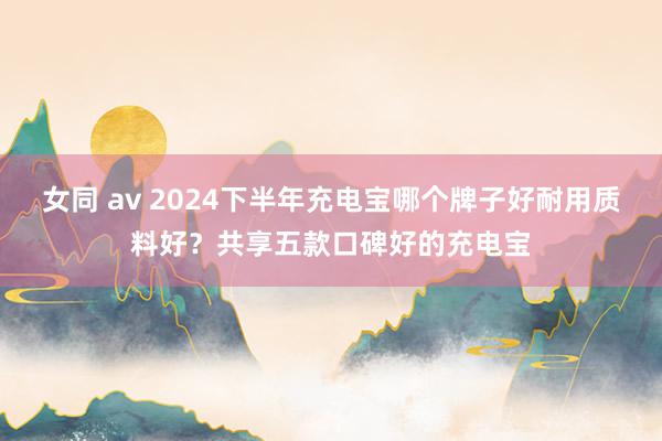 女同 av 2024下半年充电宝哪个牌子好耐用质料好？共享五款口碑好的充电宝